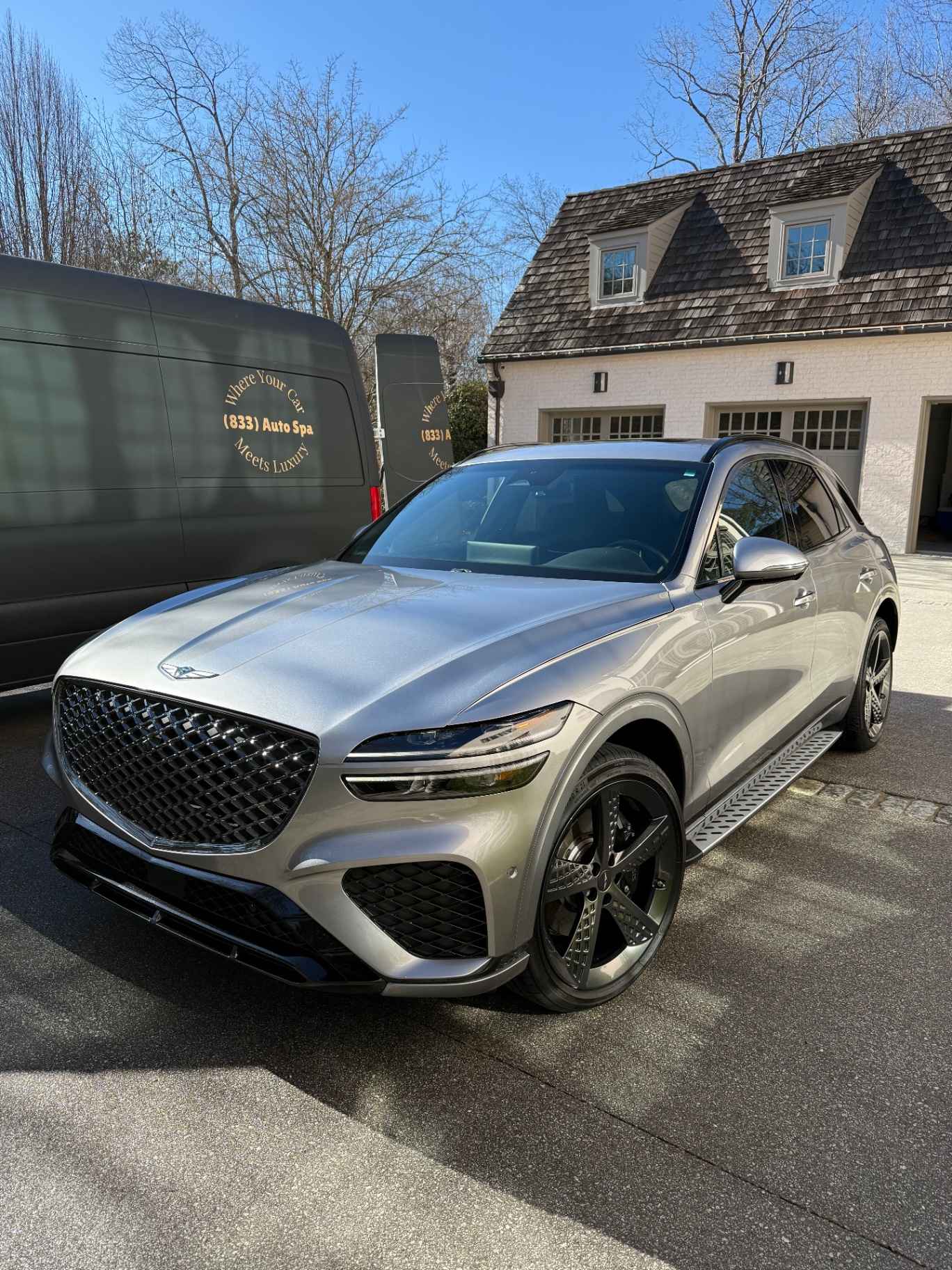 Genesis GV70 with a fresh premium detail