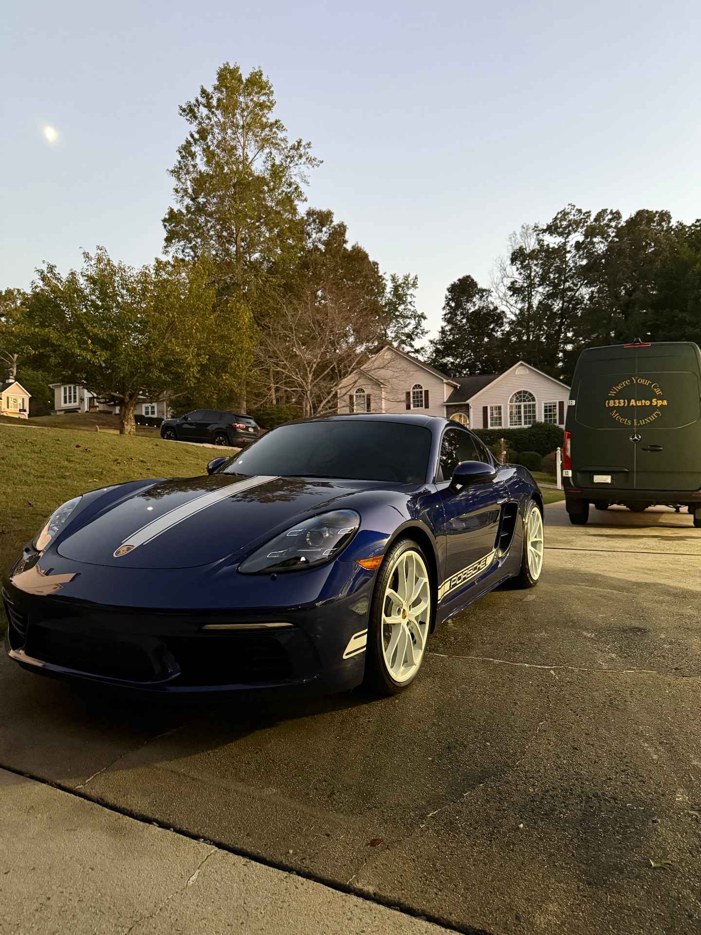 Porsche Cayman ceramic coating maintenance in Roswell GA