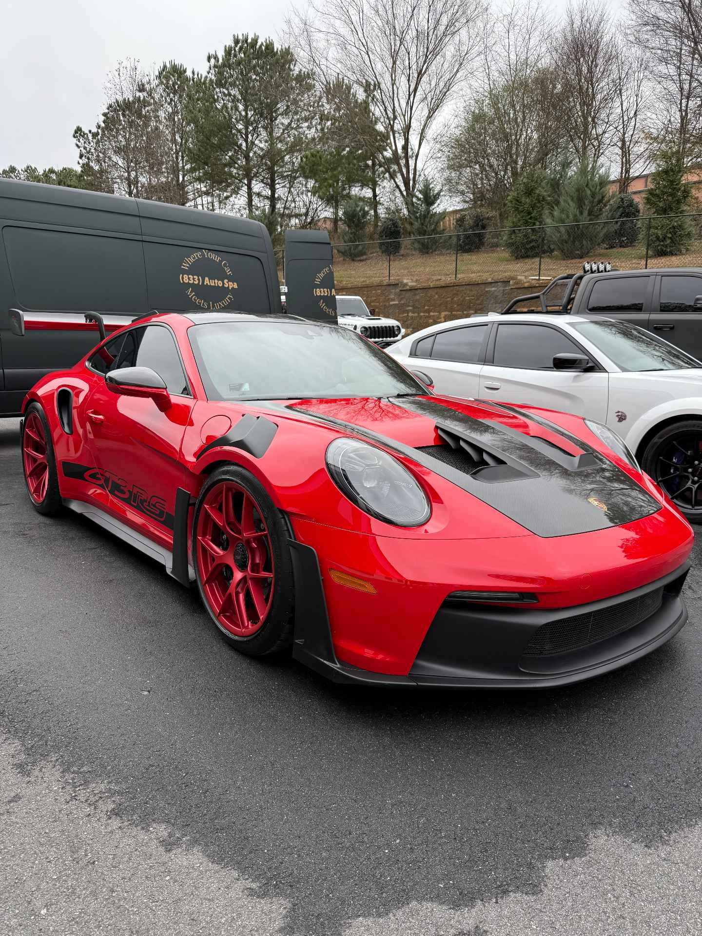 Porsche GT3 RS mobile detailing in Atlanta by 833 Auto Spa